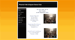 Desktop Screenshot of phoenixfolkdanceclub.co.uk