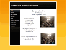 Tablet Screenshot of phoenixfolkdanceclub.co.uk